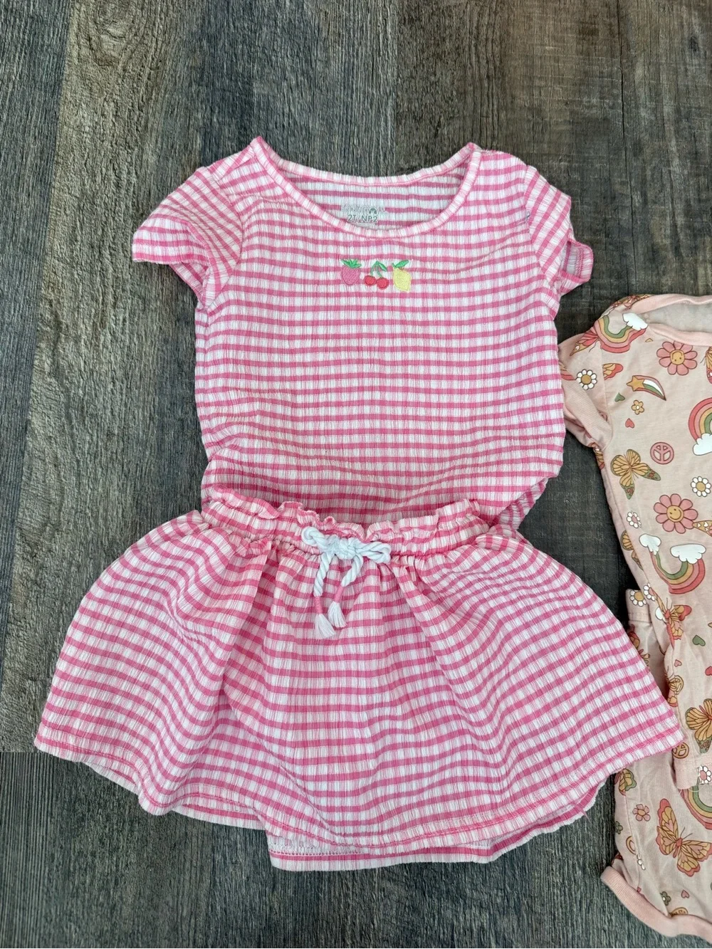 Girls 18-24 Month Clothing lot Western Flare  Concho Pajamas Gingham